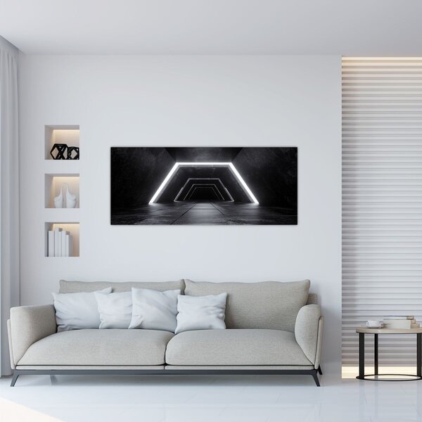 Tablou - Tunel futurist (120x50 cm)