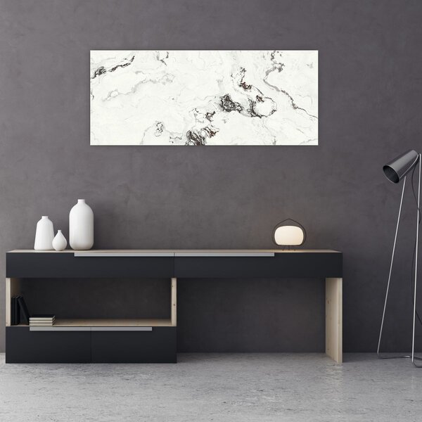 Tablou - Marmură albă (120x50 cm)