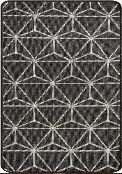 Covor Flex 19647-80, Marime 75 x 200 cm, Gri, Inaltime Fir Tesatură plată, Antialergic, Polipropilena, Bucatarie 75 x 200