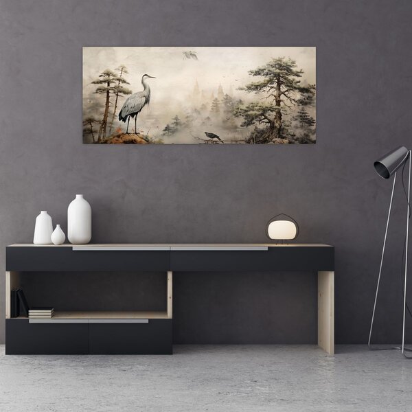 Tablou - Desen animat peisaj (120x50 cm)