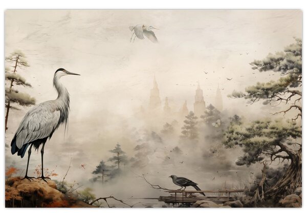 Tablou - Desen animat peisaj (90x60 cm)