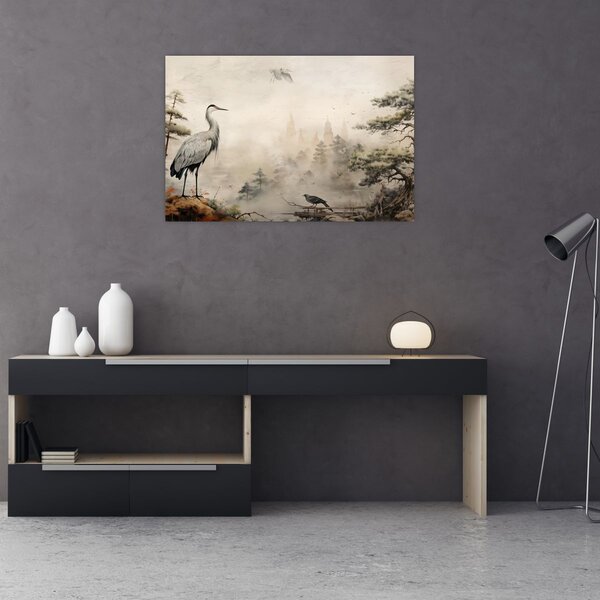 Tablou - Desen animat peisaj (90x60 cm)