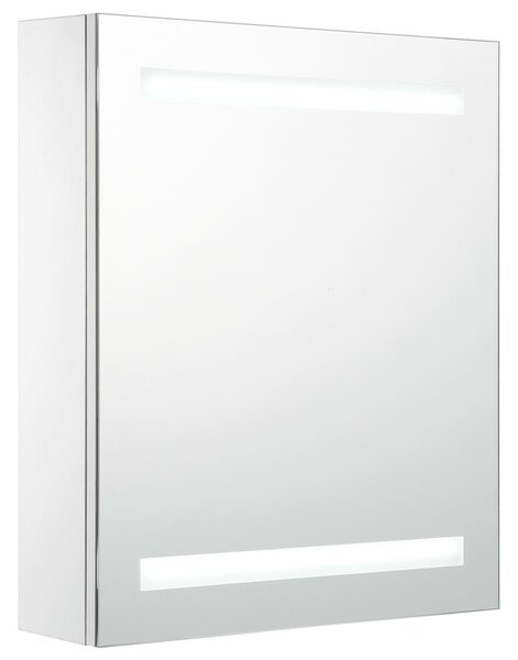 Dulap de baie cu oglindă și LED-uri, 50x13,5x60 cm