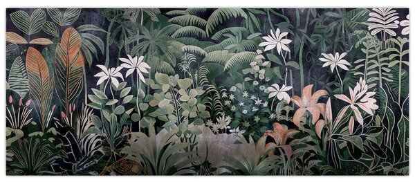 Tablou - Model de junglă pictat (120x50 cm)