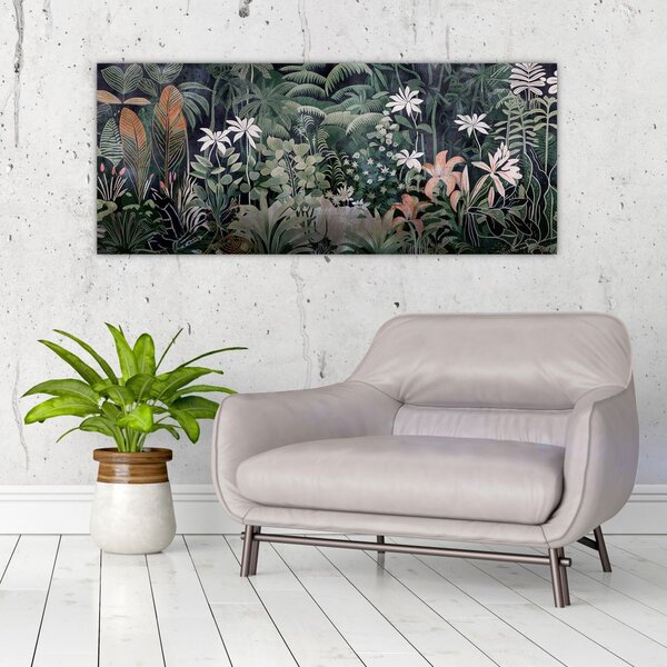 Tablou - Model de junglă pictat (120x50 cm)