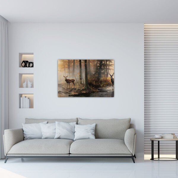 Tablou - Vintage pictura wildlife (90x60 cm)