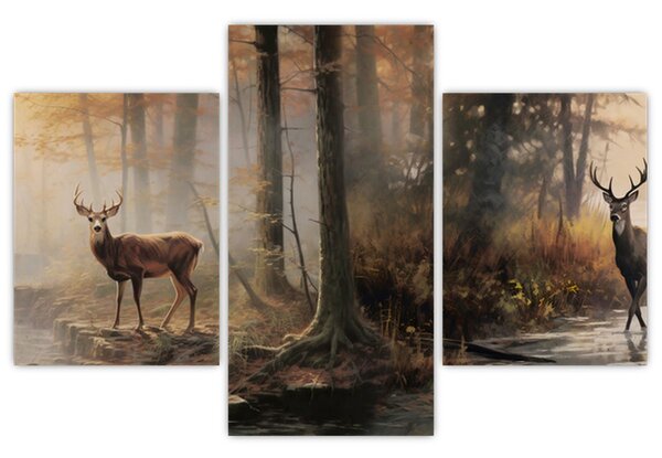 Tablou - Vintage pictura wildlife (90x60 cm)
