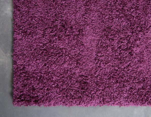 Traversa Shaggy Shag lila 76/305 cm