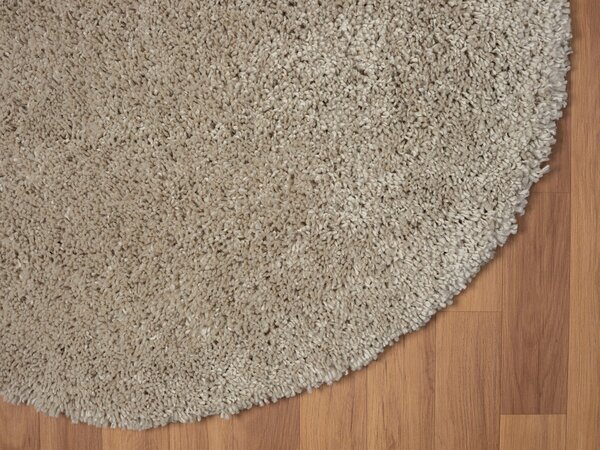 Covor rotund My Shaggy bej 150 cm