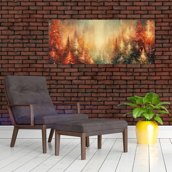 Tablou - Pictura de păduri (120x50 cm)