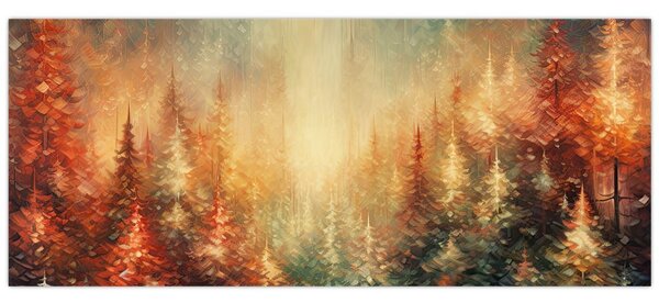 Tablou - Pictura de păduri (120x50 cm)