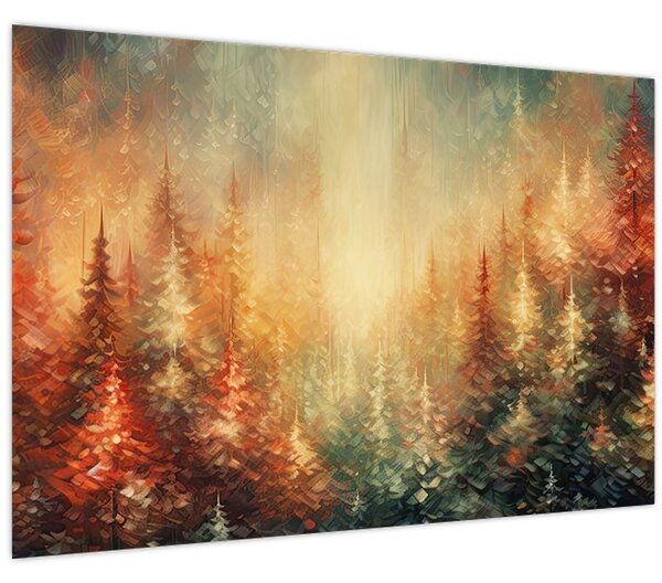 Tablou - Pictura de păduri (90x60 cm)