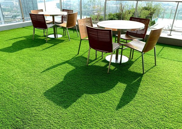 Gazon Artificial FUSE 25 Premium BELGIAN, Lungime Fir 25 mm, Latime 1m, Marime 100 x 200 cm, Verde, Imitatie Perfecta Gazon Natural, Antialergic