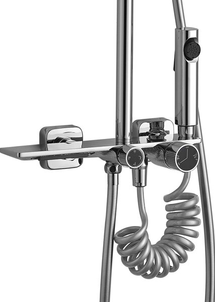 Coloana de dus REA HELIX Chrome