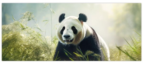 Tablou - Panda (120x50 cm)