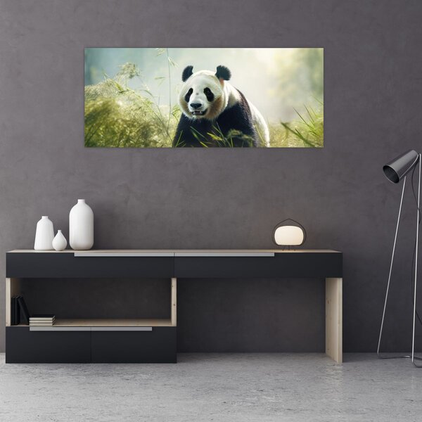 Tablou - Panda (120x50 cm)