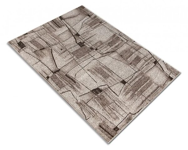 Covor Mira 24181-120, Marime 50 x 80 cm, Maro, Inaltime Fir 6 mm, Antialergic, Polipropilena, Living, Dormitor, Sufragerie, Birou 50 x 80