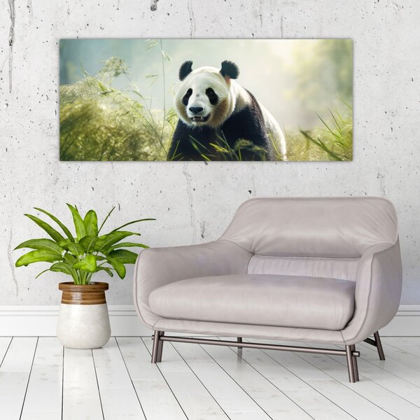 Tablou - Panda (120x50 cm)