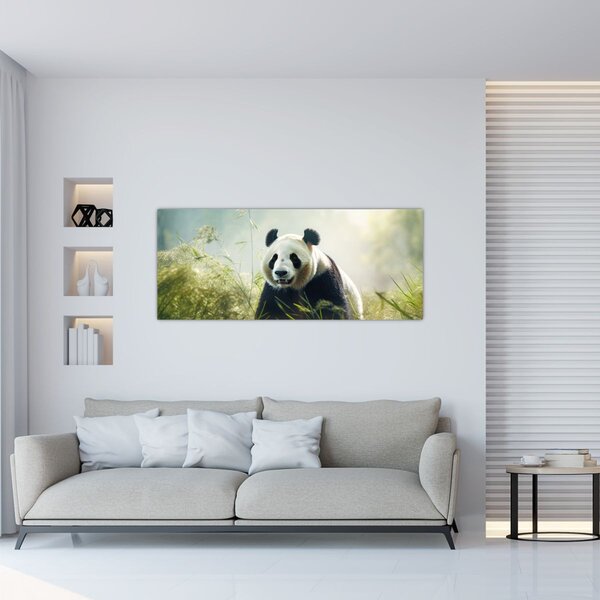 Tablou - Panda (120x50 cm)