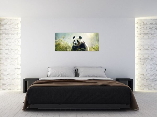 Tablou - Panda (120x50 cm)