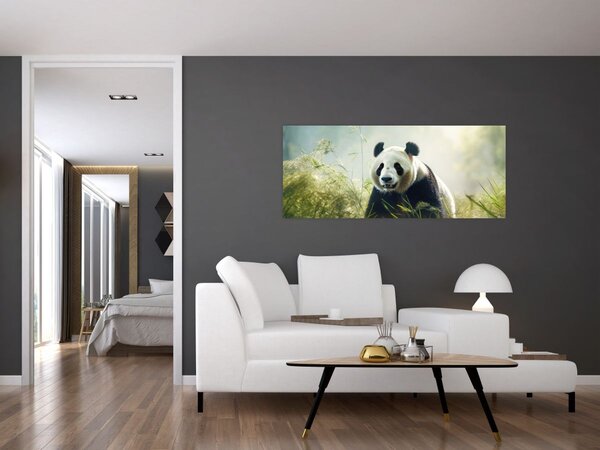 Tablou - Panda (120x50 cm)