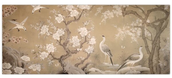Tablou - Desen animat peisaj japonez (120x50 cm)