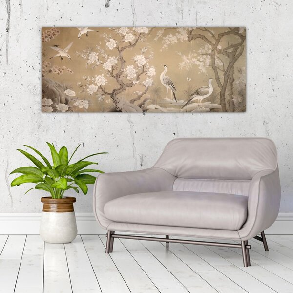 Tablou - Desen animat peisaj japonez (120x50 cm)