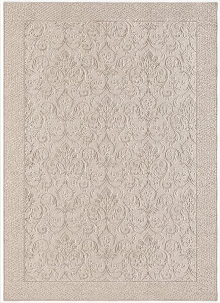 Covor Itea 42005-116, Marime 60 x 110 cm, Bej, Inaltime Fir 10 mm, Antialergic, Polipropilena, Living, Dormitor 60 x 110