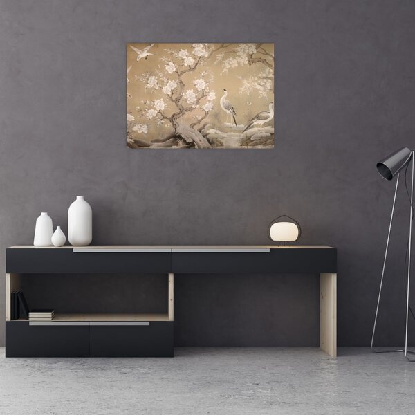 Tablou - Desen animat peisaj japonez (70x50 cm)