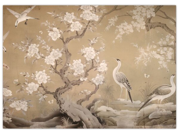 Tablou - Desen animat peisaj japonez (70x50 cm)