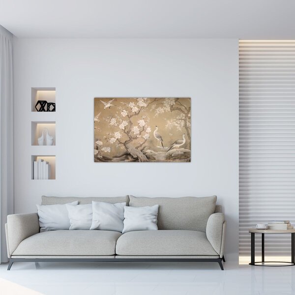 Tablou - Desen animat peisaj japonez (90x60 cm)