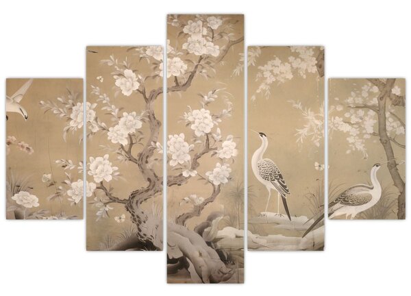 Tablou - Desen animat peisaj japonez (150x105 cm)