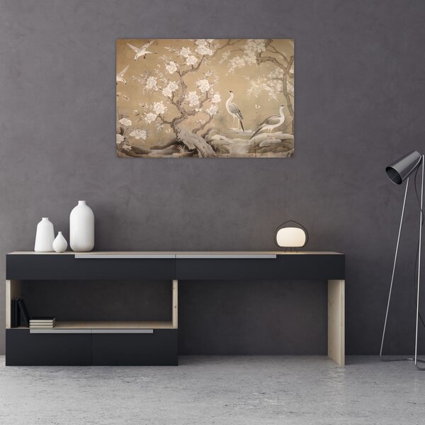 Tablou - Desen animat peisaj japonez (90x60 cm)
