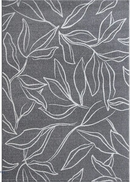 Covor Fayno 7102-610, Antiderapant, Marime 160 x 230 cm, Gri, Înălțime Fir 8 mm, Antialergic, Polipropilenă, Living, Dormitor, Sufragerie 160 x 230
