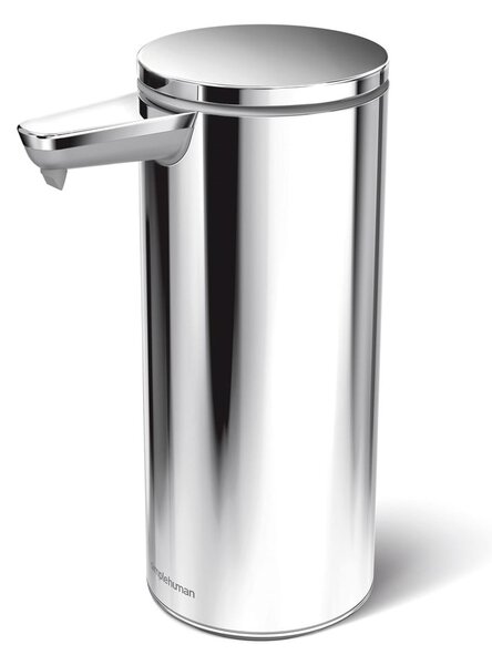 Dozator automat de săpun din oțel în argint 266 ml - simplehuman