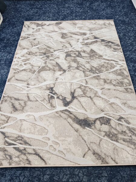 Covor Elma 001-106, Marime 120 x 200 cm, Bej, Inaltime Fir 6.5 mm, Antialergic, Polipropilena, Living, Dormitor, Sufragerie, Birou 120 x 200