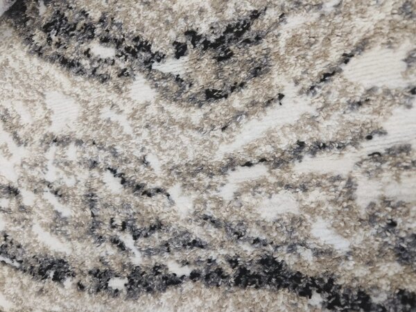 Covor Elma 007-106, Marime 80 x 150 cm, Bej, Gri, Inaltime Fir 6.5 mm, Antialergic, Polipropilena, Living, Dormitor, Sufragerie, Birou 80 x 150