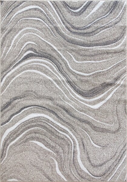 Covor Elma 013-116, Marime 80 x 150 cm, Bej, Gri, Inaltime Fir 6.5 mm, Antialergic, Polipropilena, Living, Dormitor, Sufragerie, Birou 80 x 150