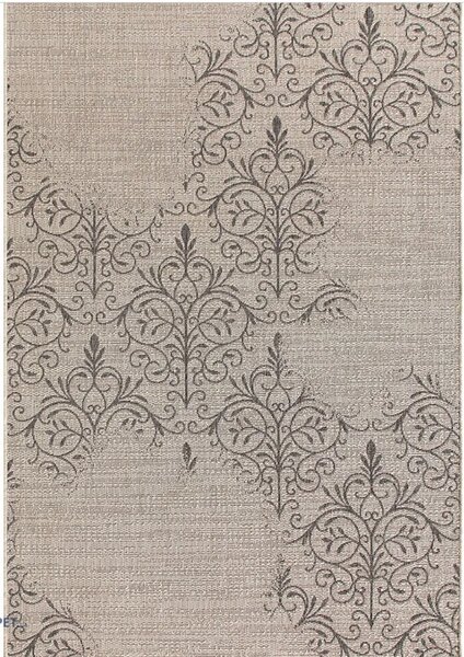 Covor Iuta Jeans 6078-3301, Marime 80 x 150 cm, Bej, Inaltime Fir Tesatura plată, Antialergic, Polipropilena, Bucatarie, Hol, Balcon 80 x 150