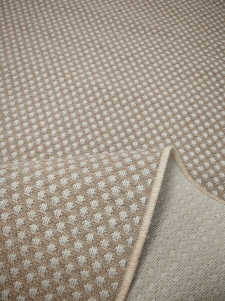 Covor Origami 9428-BF15, Marime 50 x 80 cm, Bej, Fara fir, Tesatura plată, Antialergic, Polipropilena, Hidrofug,Bucatarie, Hol, Balcon,Terasa 50 x 80