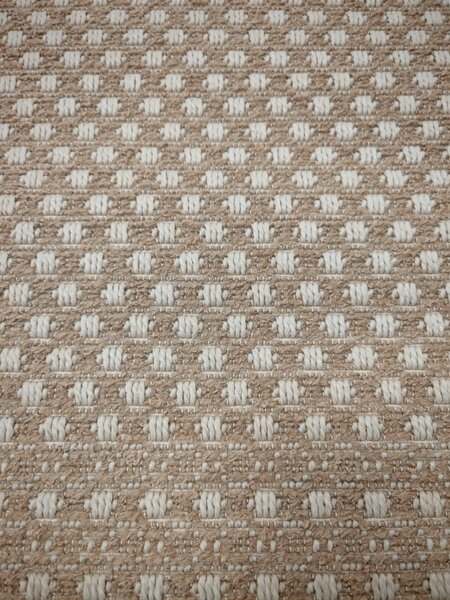 Covor Origami 9428-BF15, Marime 50 x 80 cm, Bej, Fara fir, Tesatura plată, Antialergic, Polipropilena, Hidrofug,Bucatarie, Hol, Balcon,Terasa 50 x 80