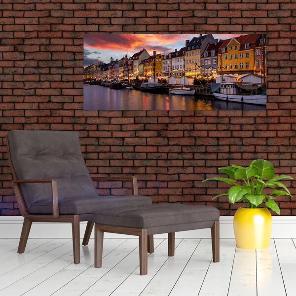 Tablou - Nyhavn, Copenhaga (120x50 cm)