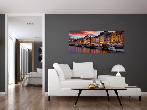 Tablou - Nyhavn, Copenhaga (120x50 cm)