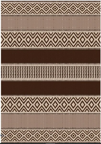 Covor Iuta Natura 982-91, Marime 80 x 150 cm, Maro, Inaltime Fir Tesatură plată, Antialergic, Polipropilena, Bucatarie, Hol, Balcon 80 x 150
