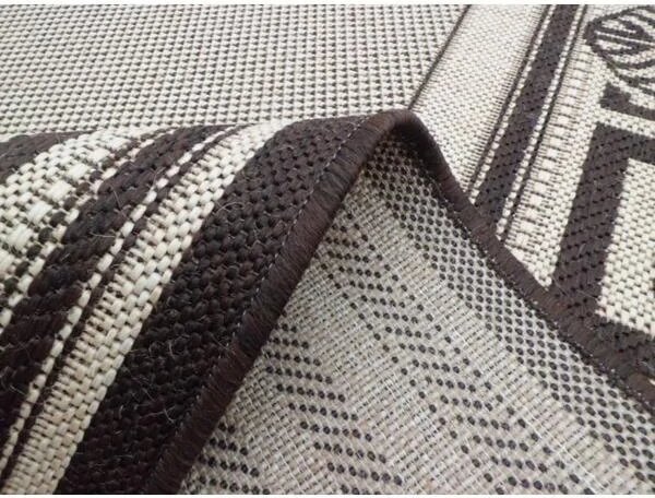 Covor Oval Bucatarie Tip Iuta, Natura 900-19, Marime 50 x 80 cm, Crem, Antialergic, Polipropilena, Living, Terasa, Sufragerie, Birou 50 x 80