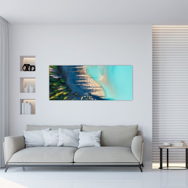 Tablou - Vedere la lac (120x50 cm)