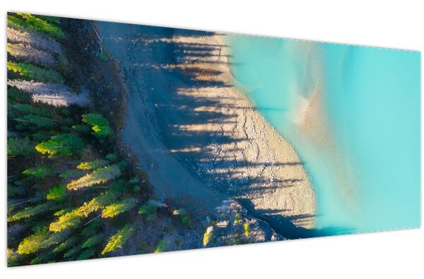 Tablou - Vedere la lac (120x50 cm)