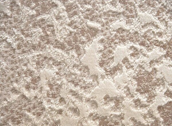 Traversa ITEA 42003-102, Inaltime Fir 10 mm, Latime 0.58m, Marime 115 x 200 cm, Ivory, Crem si Maro, Festonata / Surfilata / Tivita, Antialergica
