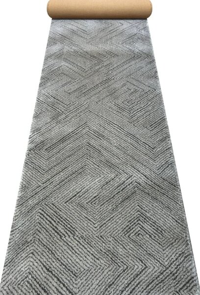 Traversa Belgiana Opus 54355-670, Inaltime Fir 14 mm, Latime 0.6m, Marime 60 x 200 cm, Gri, Festonata Surfilata Tivita, Antialergica
