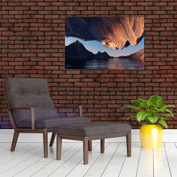 Tablou - Faleze 3D (90x60 cm)